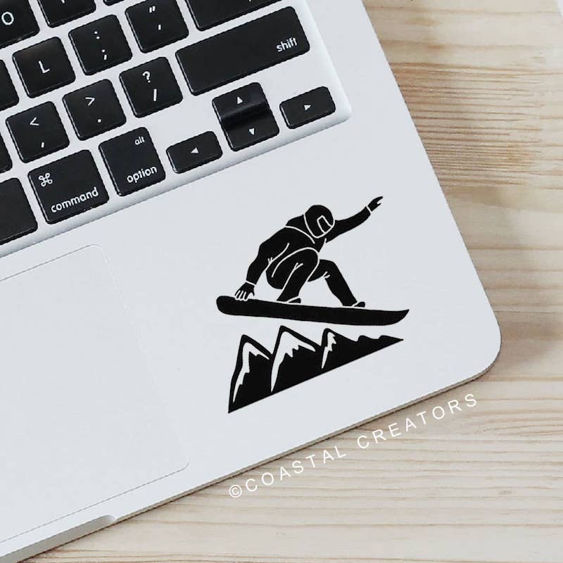 Snowboarding Large Vinyl Sticker