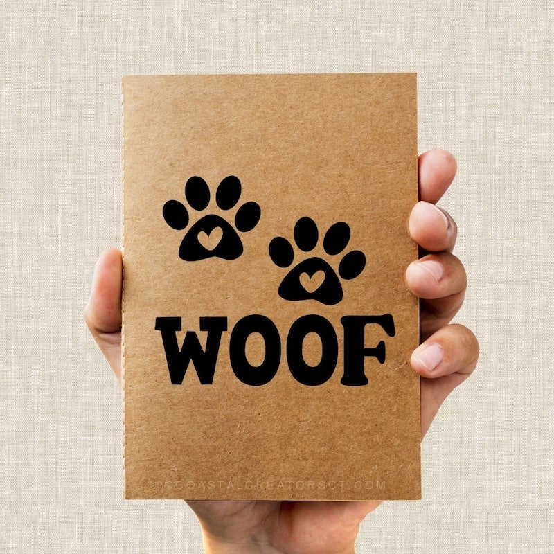 Woof & Paws Mini Notebook