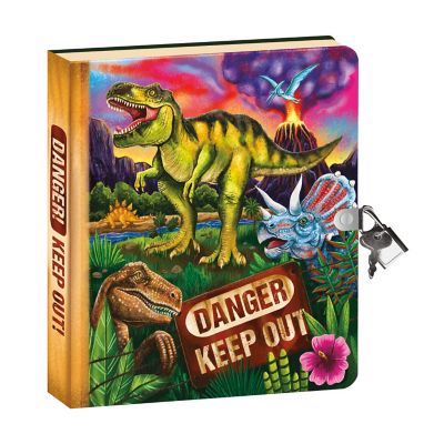 Glow in the Dark Dinosaur Lock & Key Diary