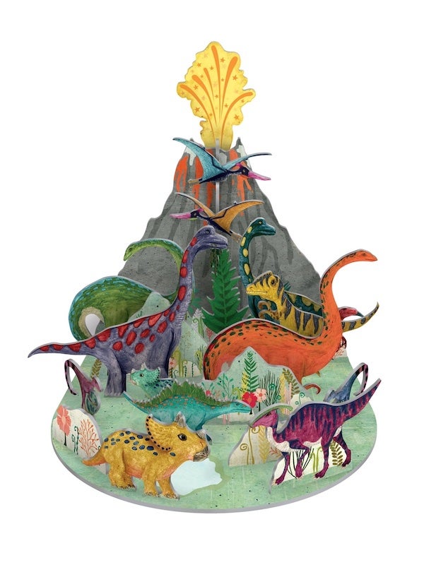 Might Dino Pop-up Scene