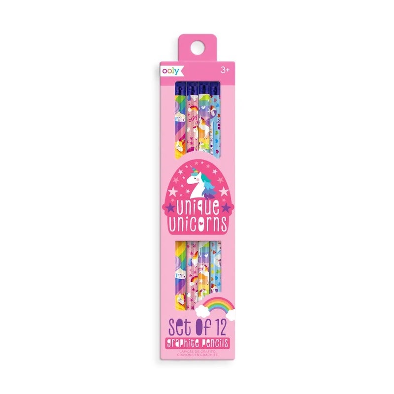 Pink Unicorn Pencils