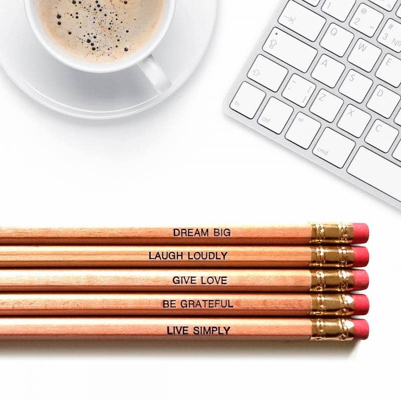 Positive Affirmation Pencil Set