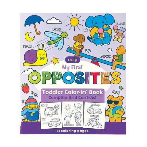 My First Opposites Toddler Coloring Book