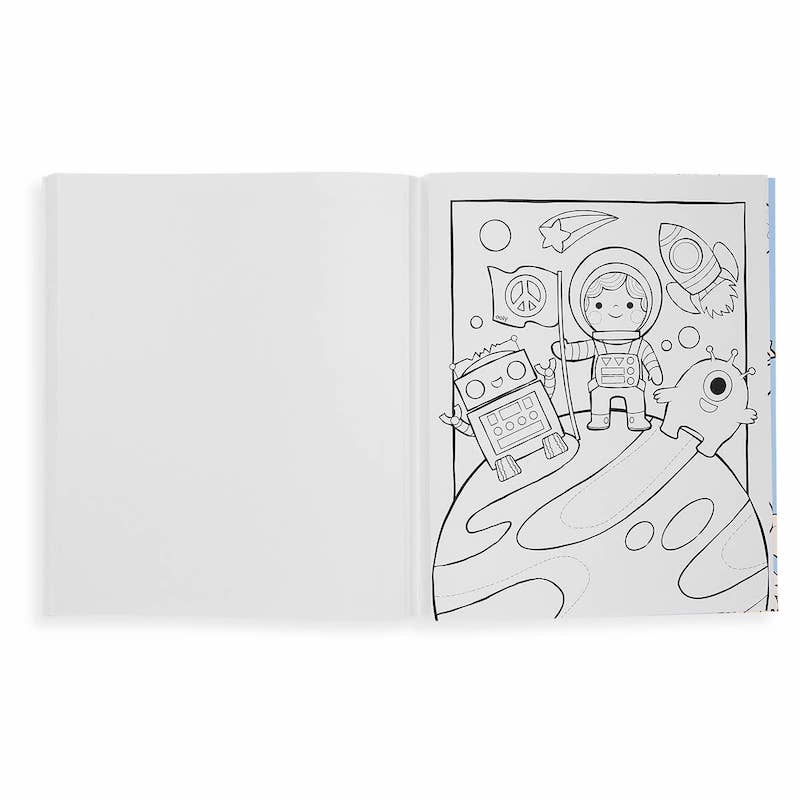 Color-in' Book: Outer Space Explorers
