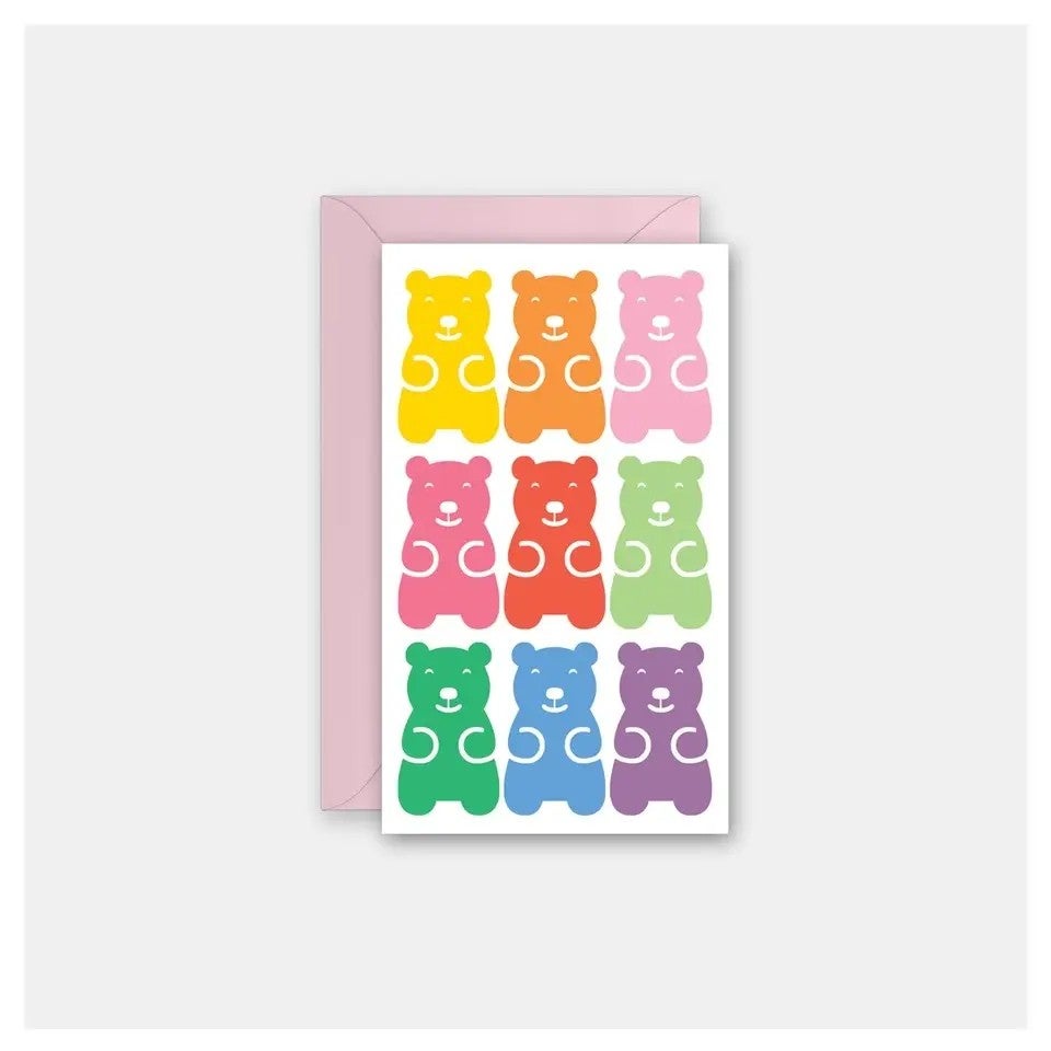 Gummy Bear Gift Enclosure Card