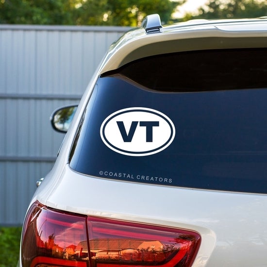 Oval VT Vinyl Decal
