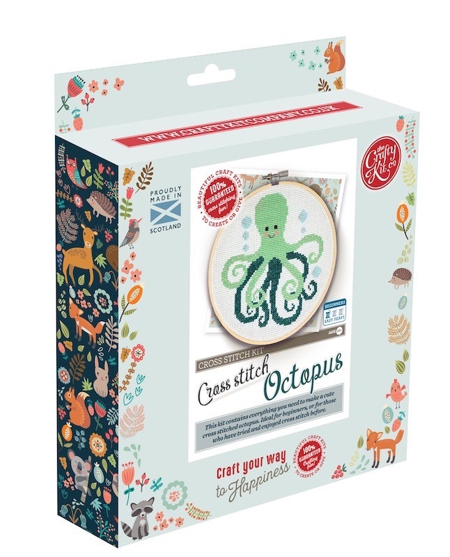 Octopus Cross Stitch Kit