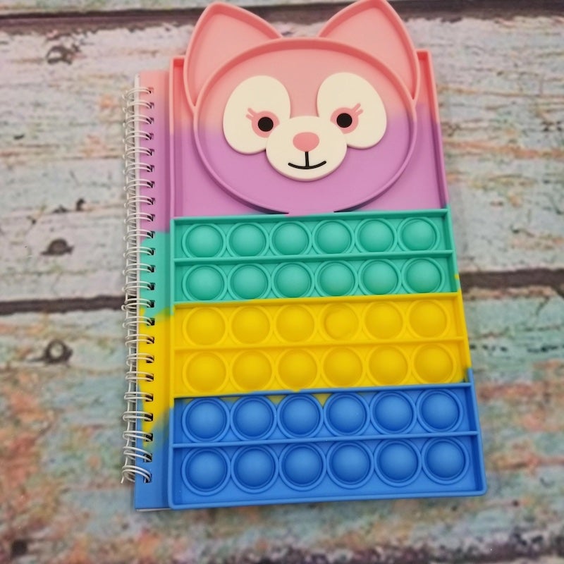 Bear Pop Fidget Notebook