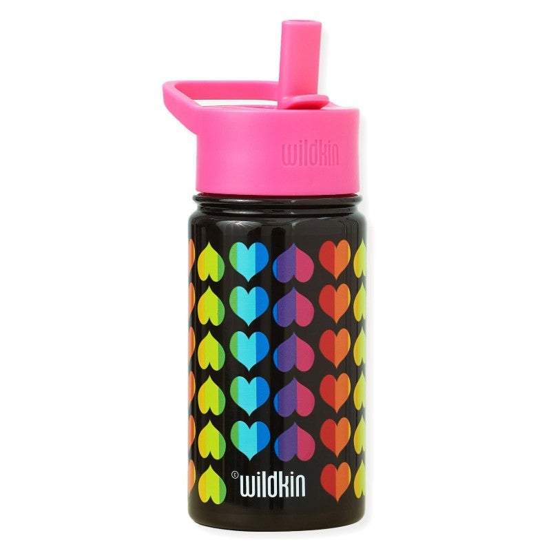 Rainbow Hearts Water Bottle