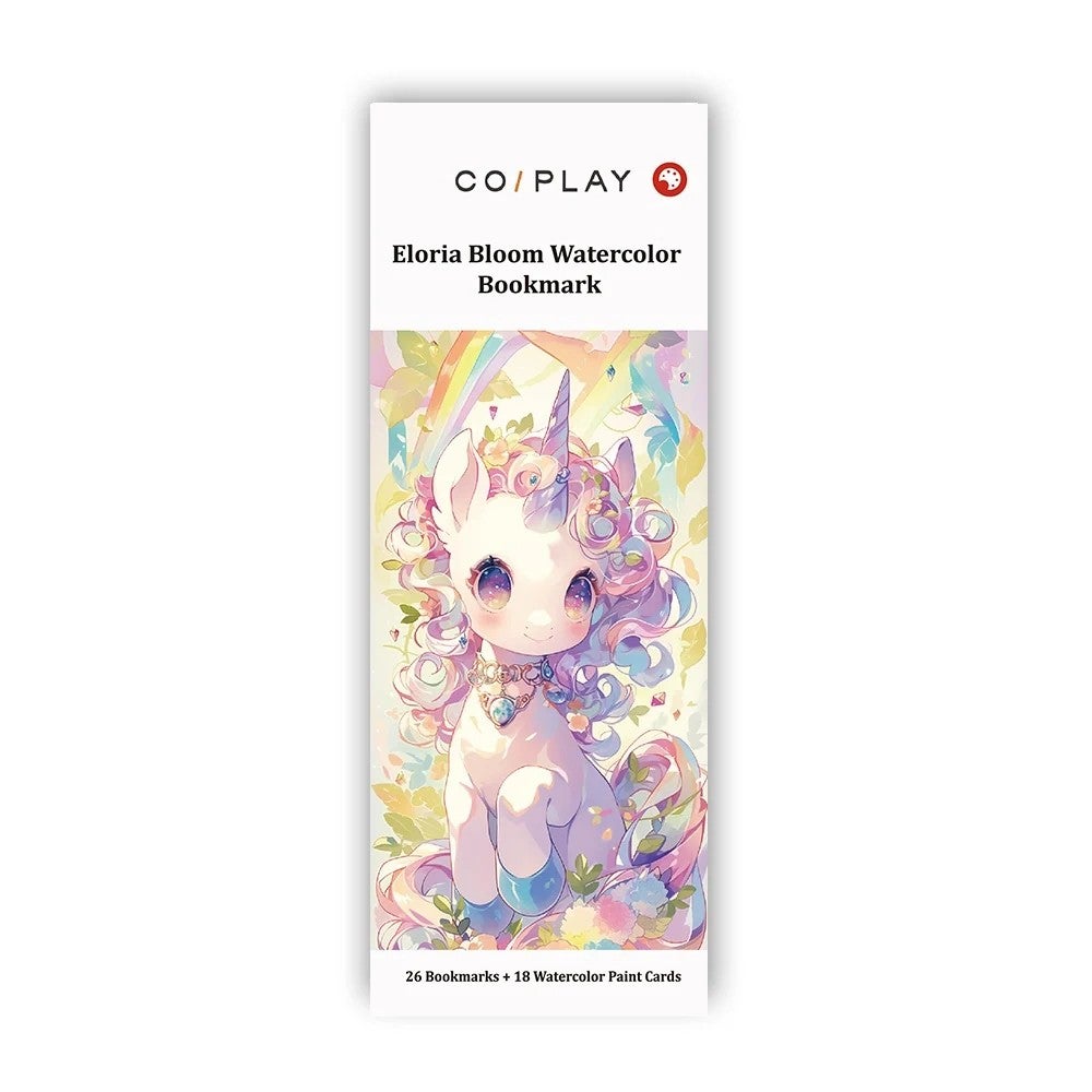 Eloris Bloom Watercolor Bookmark Book