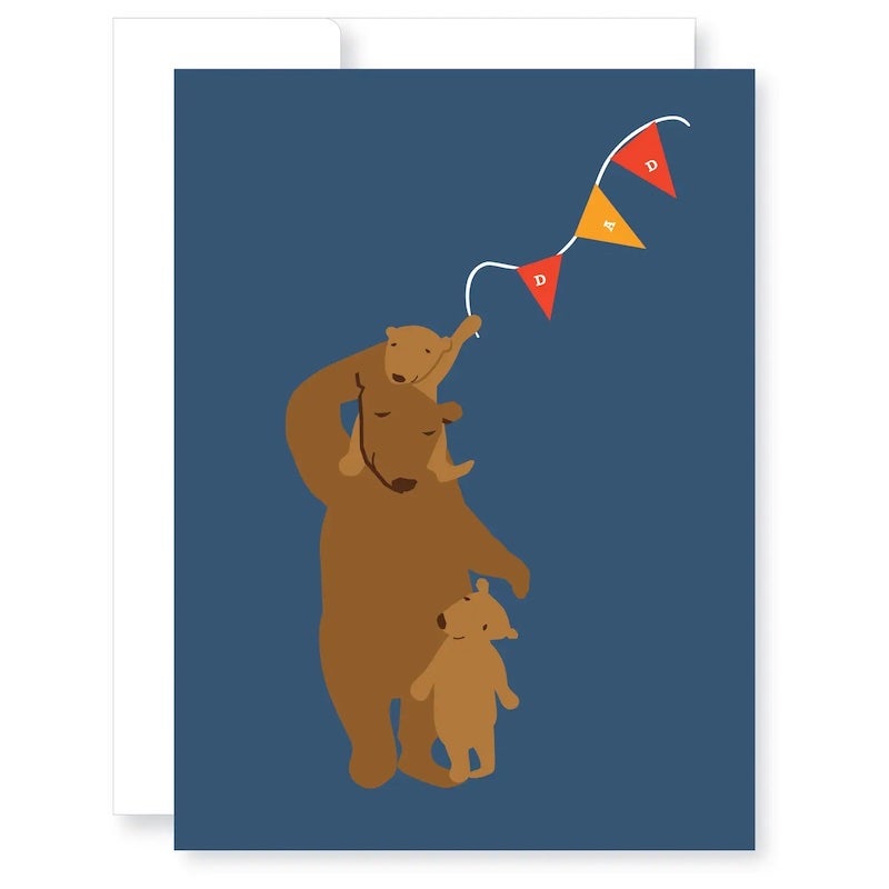 Papa Bear Father's Day Card