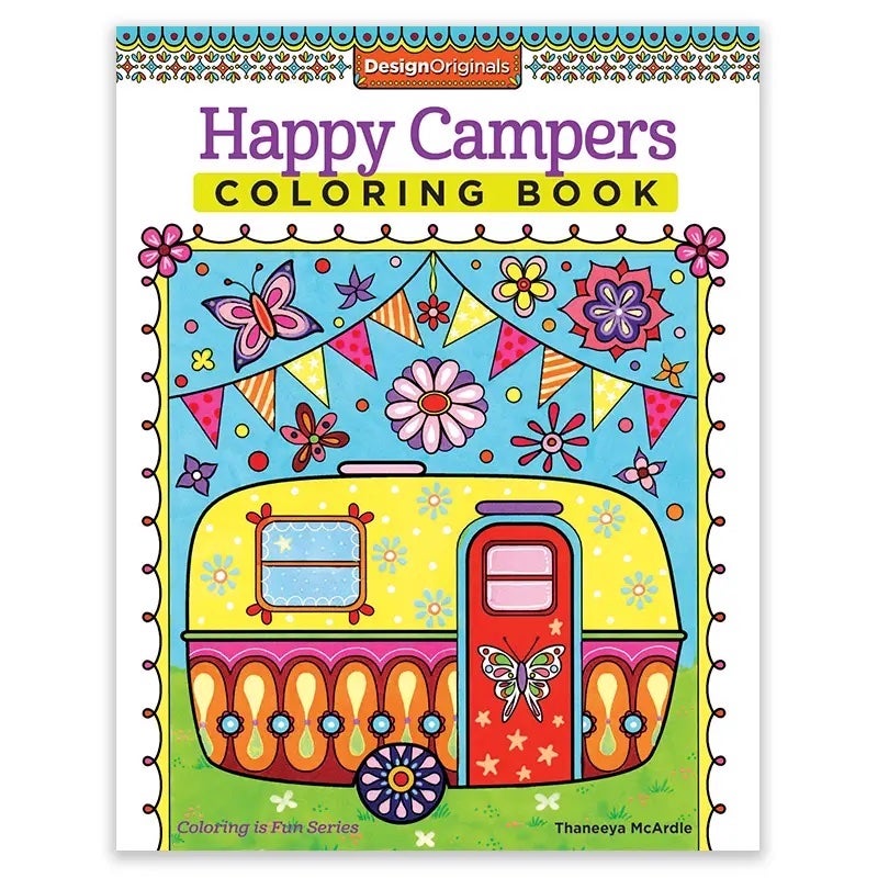 Happy Campers Coloring Book