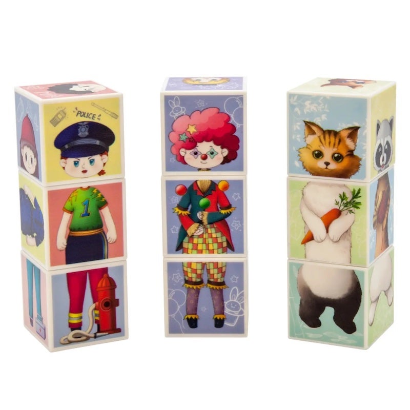Magnetic Puzzle Cube Character Set