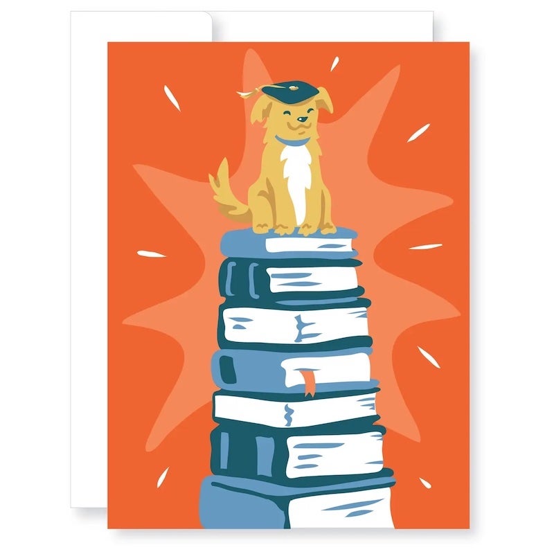 Top Dog Graduation Card