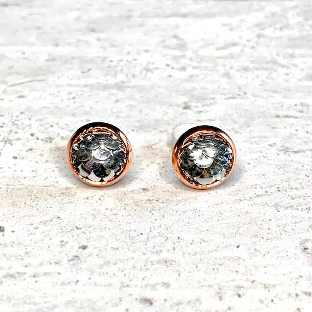 Mermaid Stud Earrings
