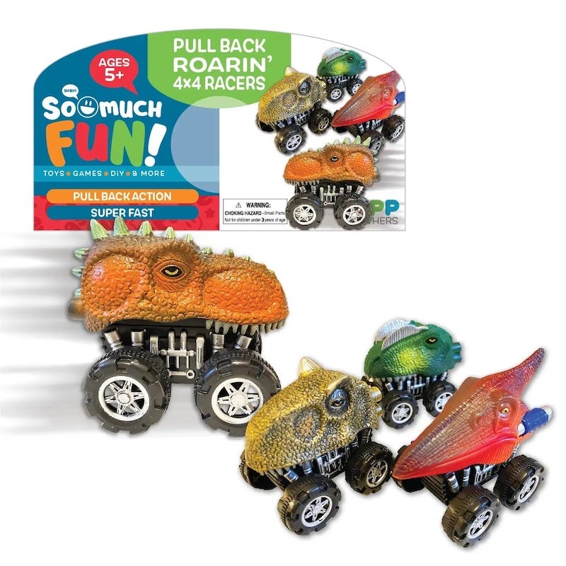 Dinosaur Pullback Car