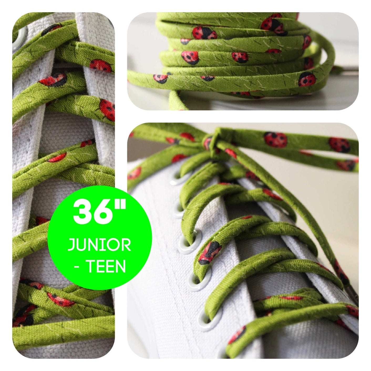 Shoelaces Ladybug 36"