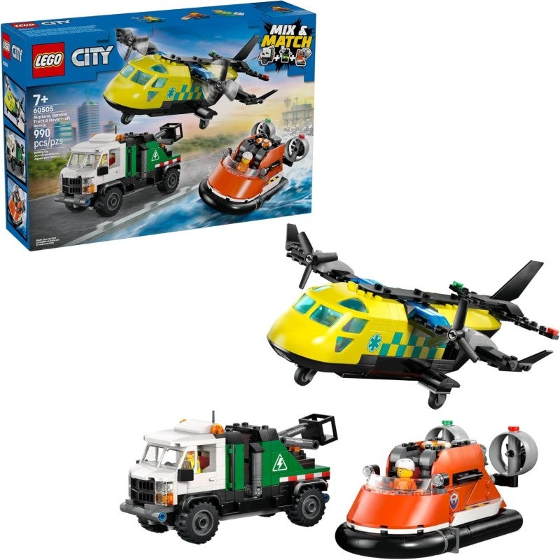 City Airplane, Truck & Hovercraft