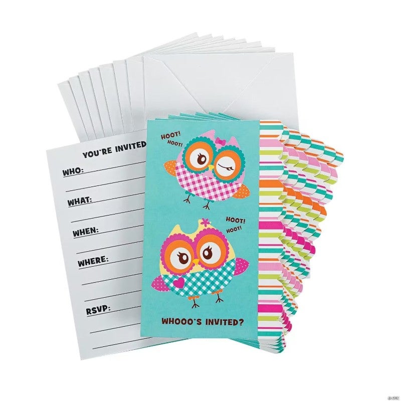 Owl Party Invitations