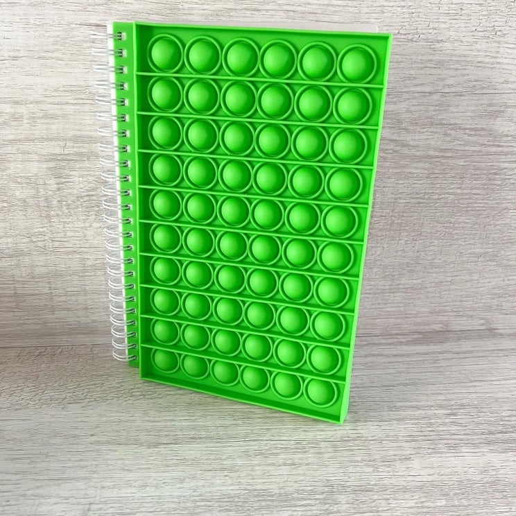 Green Pop Fidget Notebook