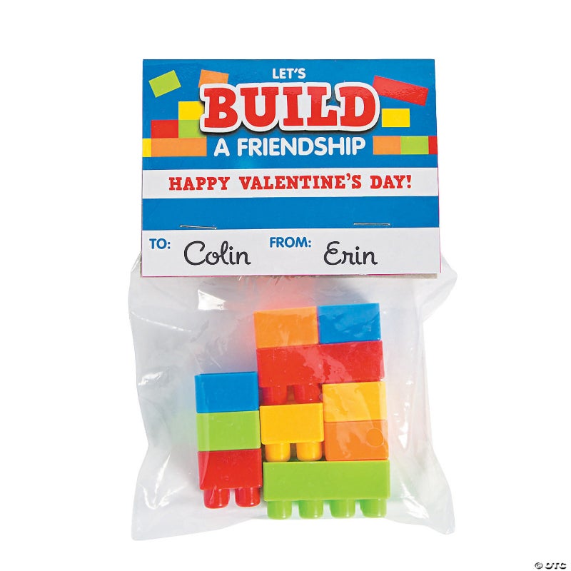 Building Blocks Valentines Card