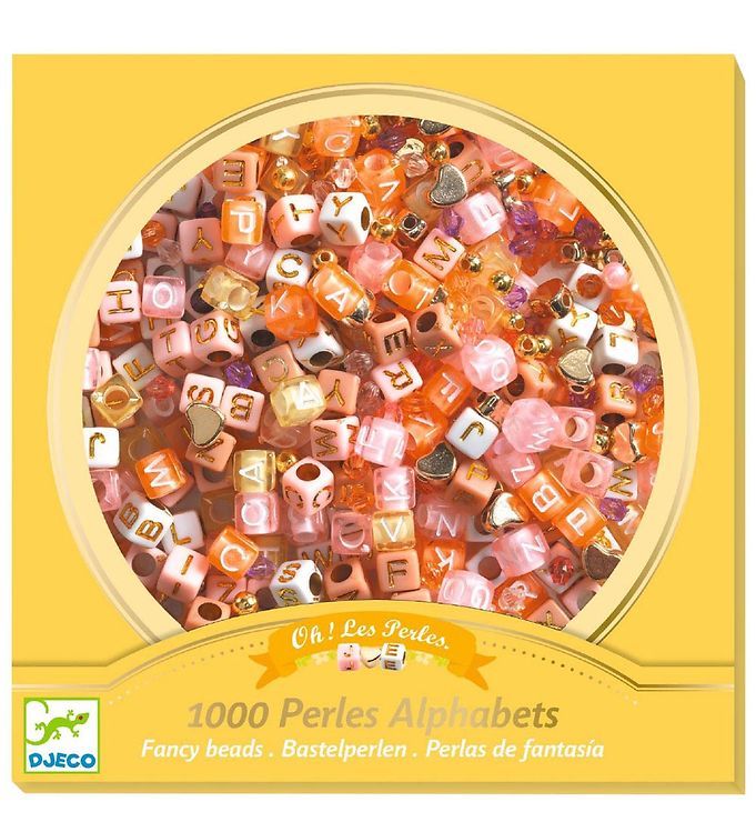 Gold Alphabet Beads Kit