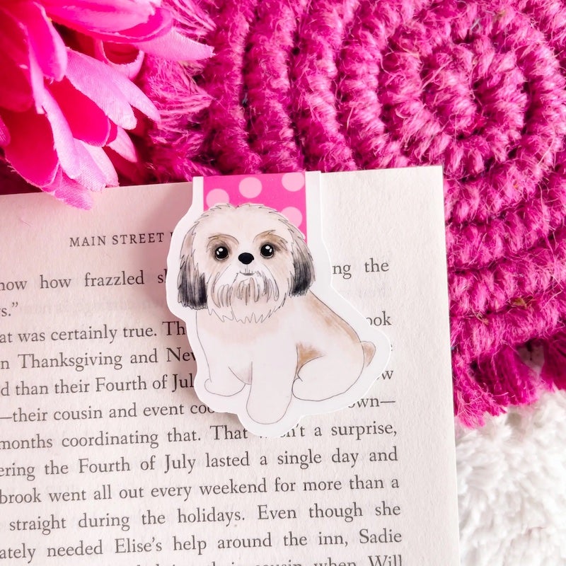 Magnetic Bookmark: Shih Tzu