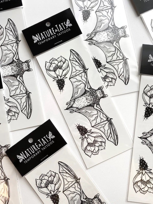 Bat Temporary Tattoo