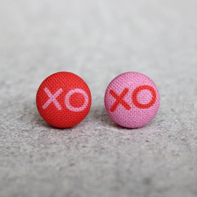 XOXO Fabric Earrings
