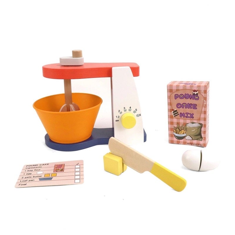 Wooden Mixer Set