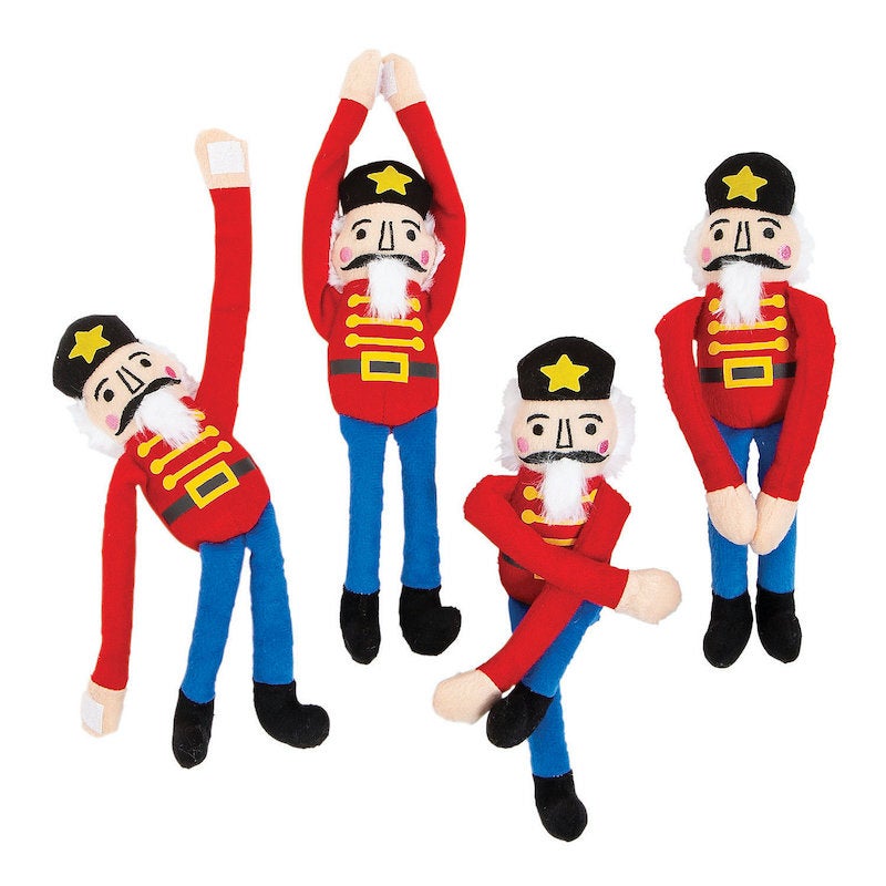 Long Arm Plush Nutcracker