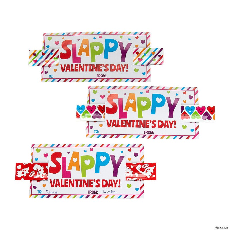Slap Bracelet Valentines Card