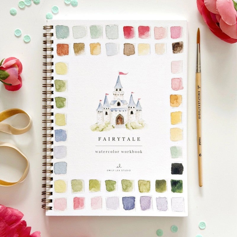 Flowers Watercolor Workbook