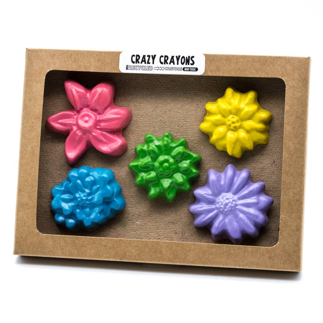 Flower Crayon Set: Solid