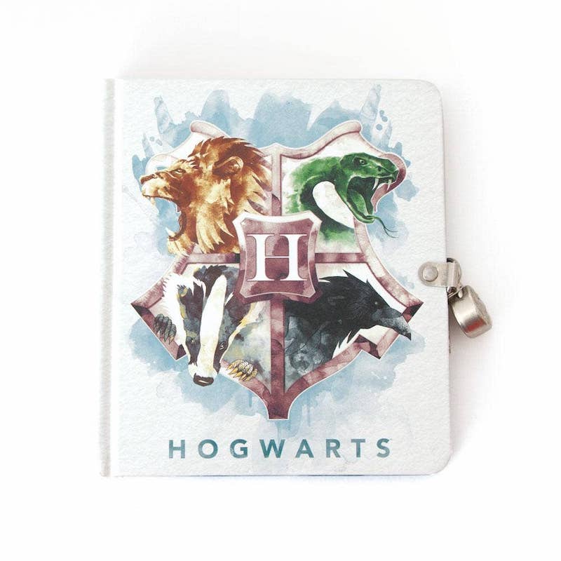 Hogwarts Crest Lock & Key Diary