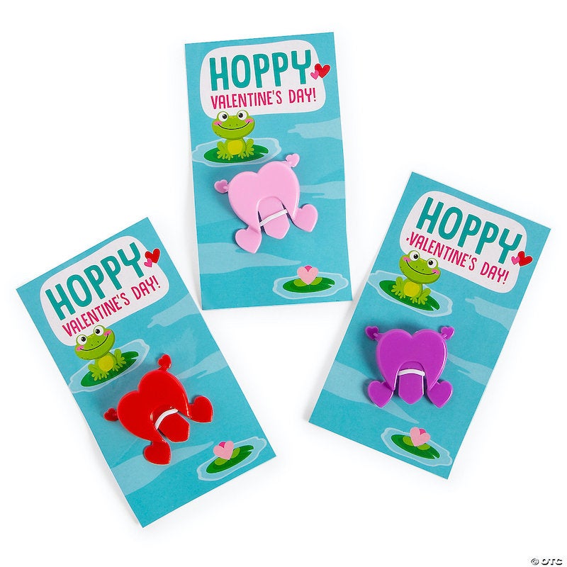 Jumping Heart Valentines Card