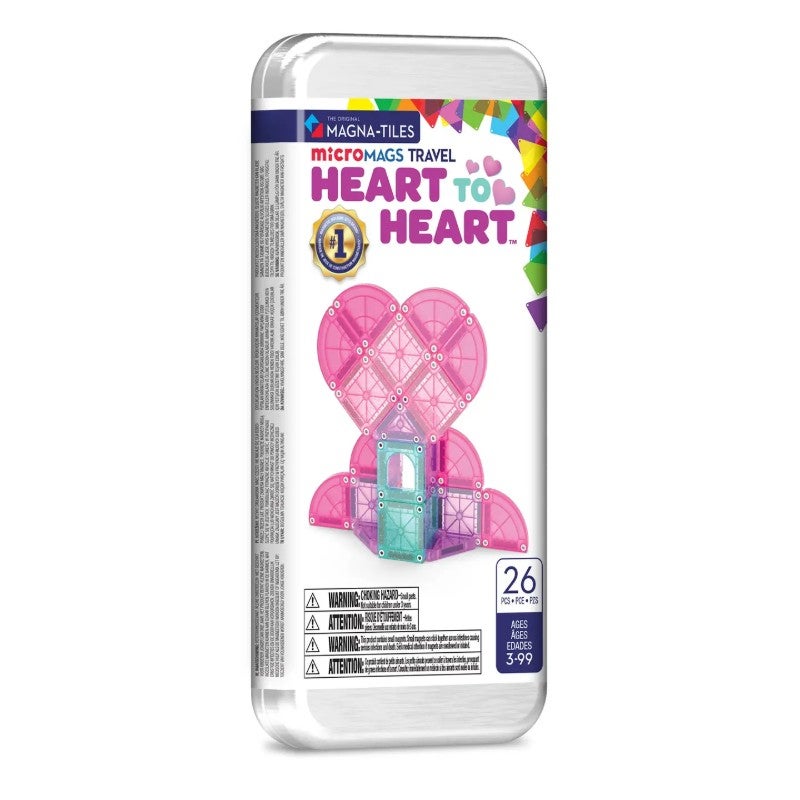 Magna-Tiles Heart to Heart Travel Set