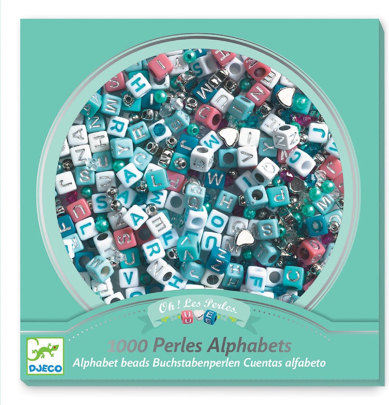 Silver Alphabet Bead Kit