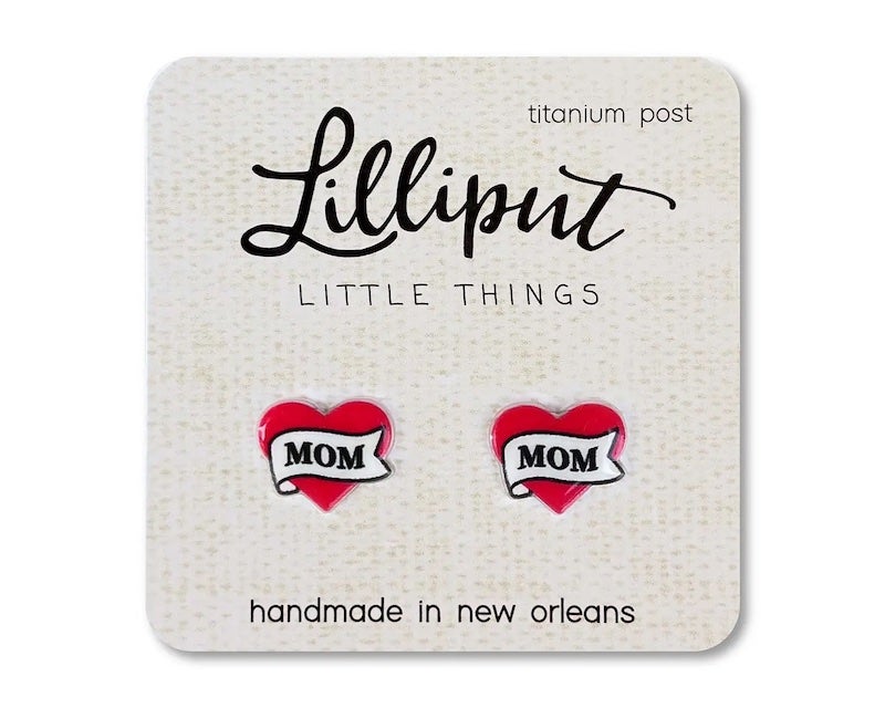 Mom Tattoo Earrings