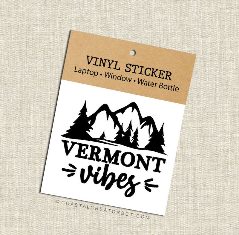 Vermont Vibes Large Vinyl Sticker