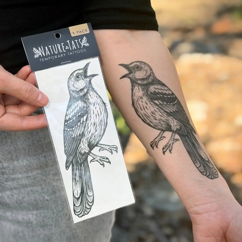 Mockingbird Temporary Tattoo