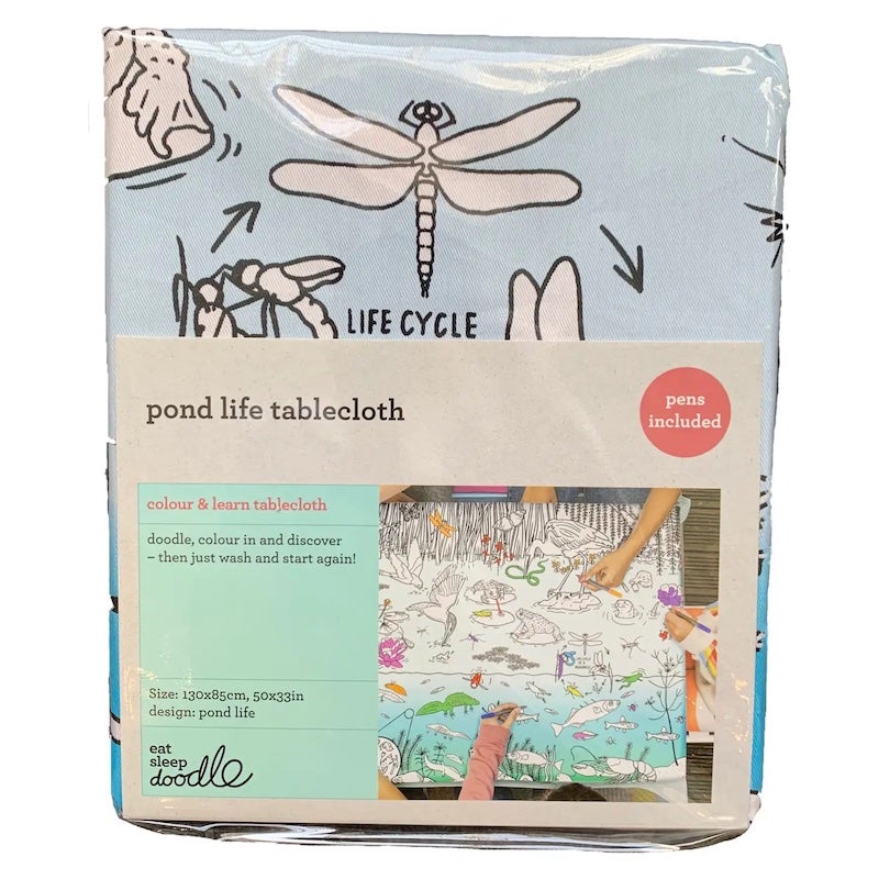 Pond Life Color-in Tablecloth