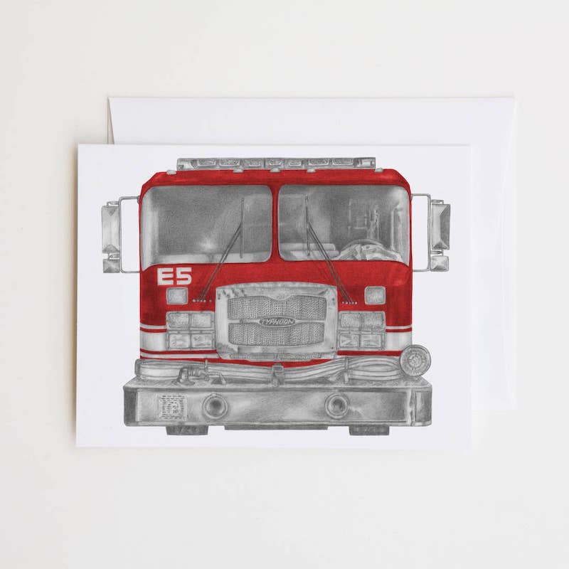 Fire Truck Card