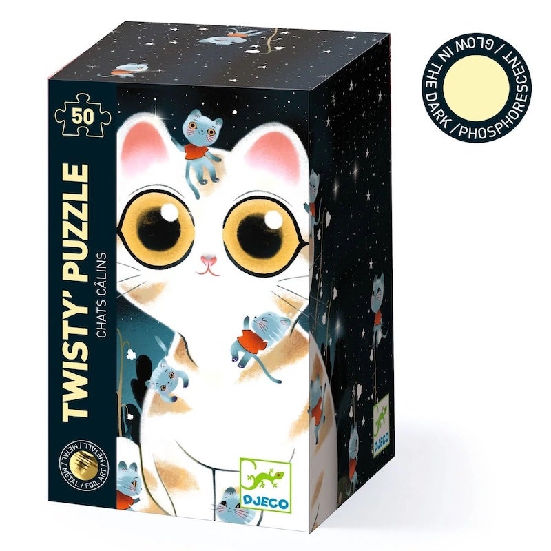 Cuddly Cat Glow in the Dark Puzzle