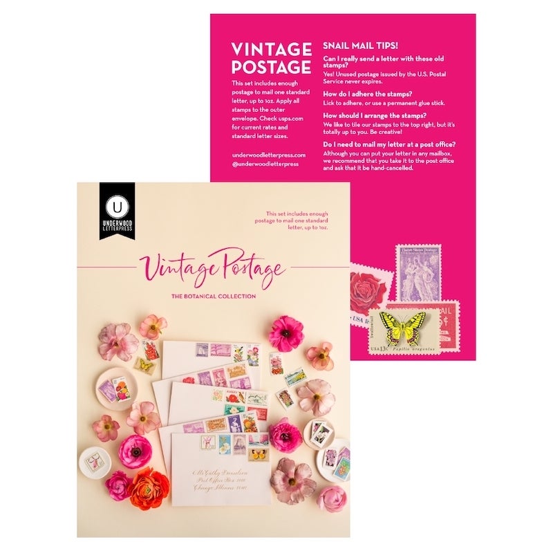 Vintage Postage Botanical Collection