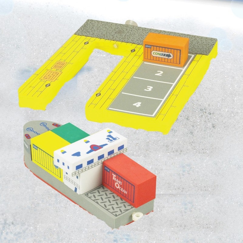 Harbor Town Container Ship