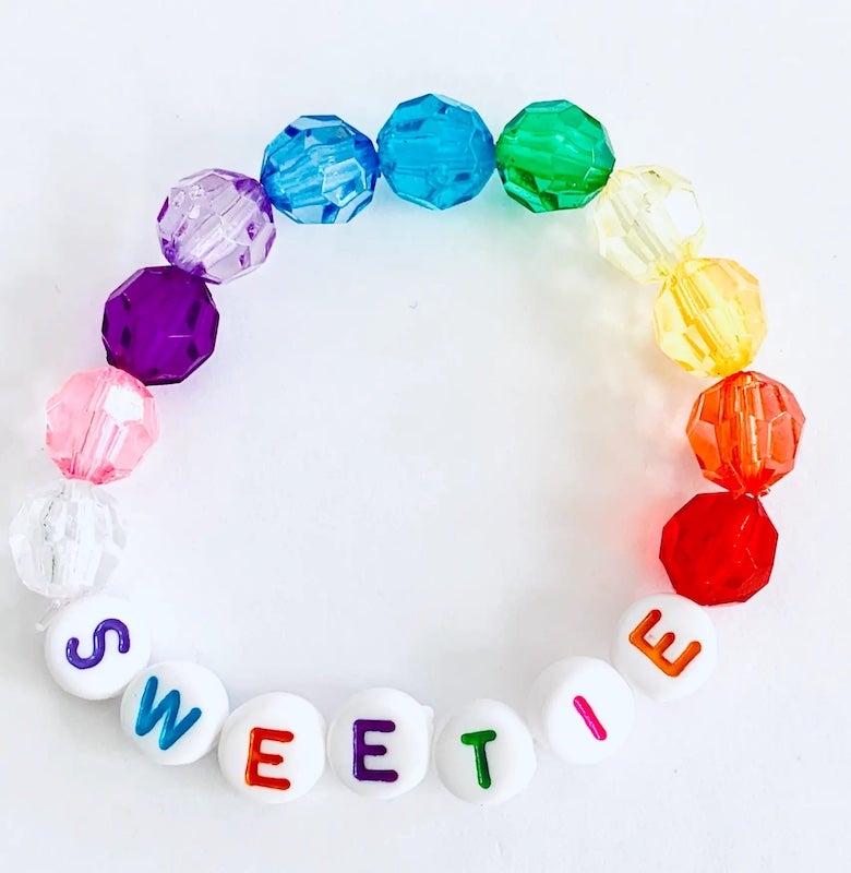 Sweetie Rainbow Beaded Bracelet