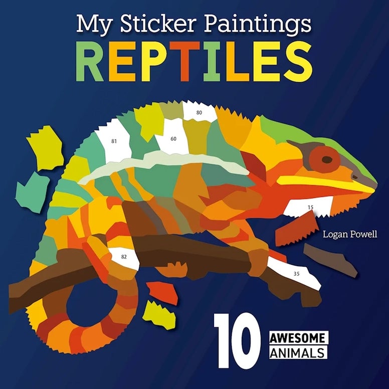 My Sticker Paintings Reptiles
