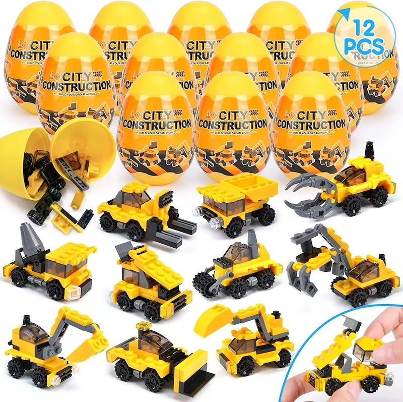 Construction Vehicles Easter Egg