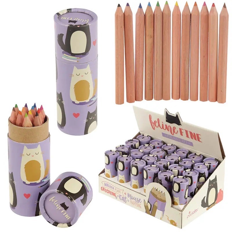 Cat Mini Color Pencil Set